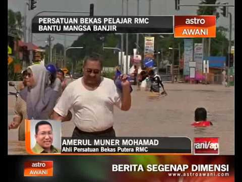 Persatuan bekas pelajar RMC bantu mangsa banjir