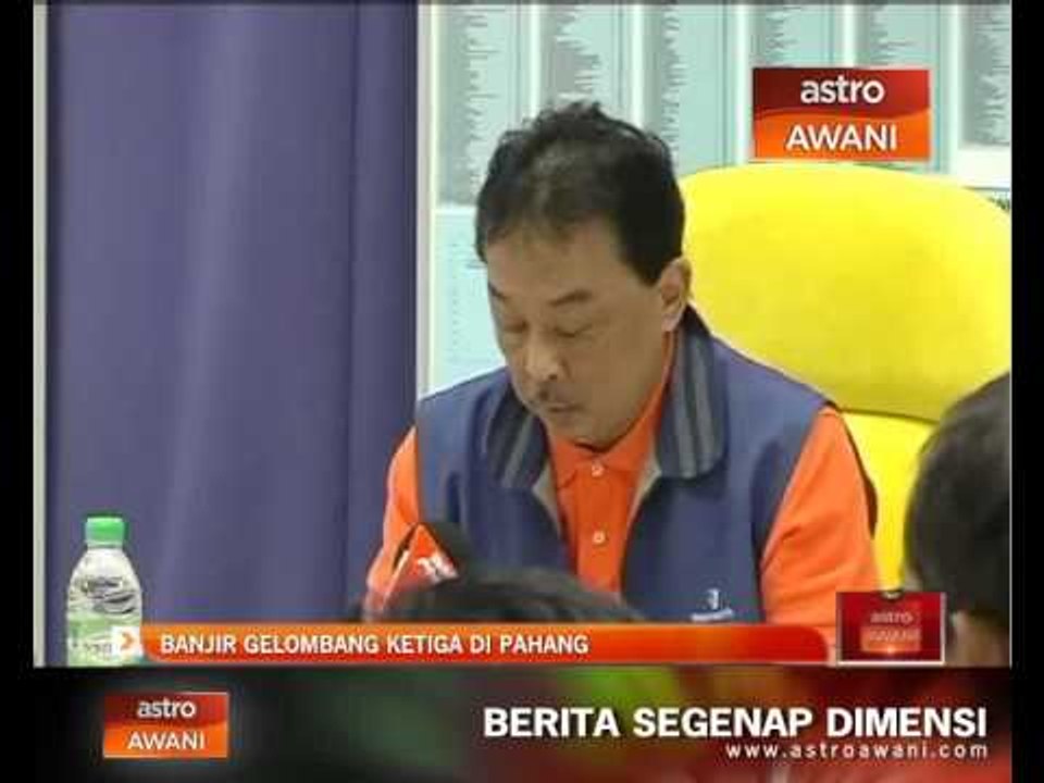 Banjir gelombang ketiga di Pahang