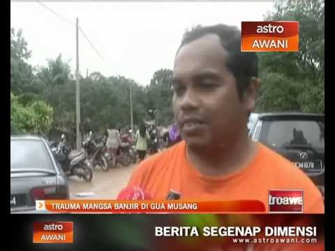 Trauma mangsa banjir di Gua Musang