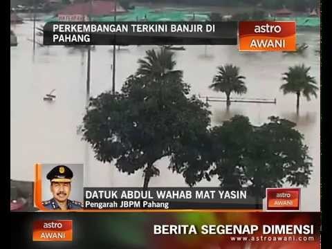 Perkembangan banjir di Pahang (29 Dis, Isnin, 6:00 petang)