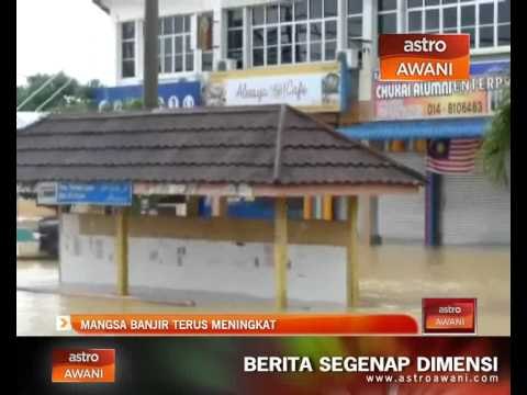 Mangsa banjir di Kelantan terus meningkat