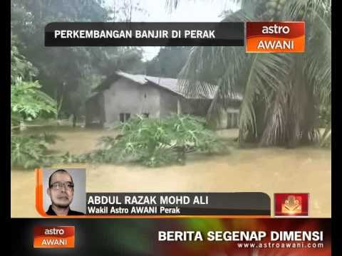 Perkembangan banjir di Perak (29 Dis, Isnin, 8:00 malam)