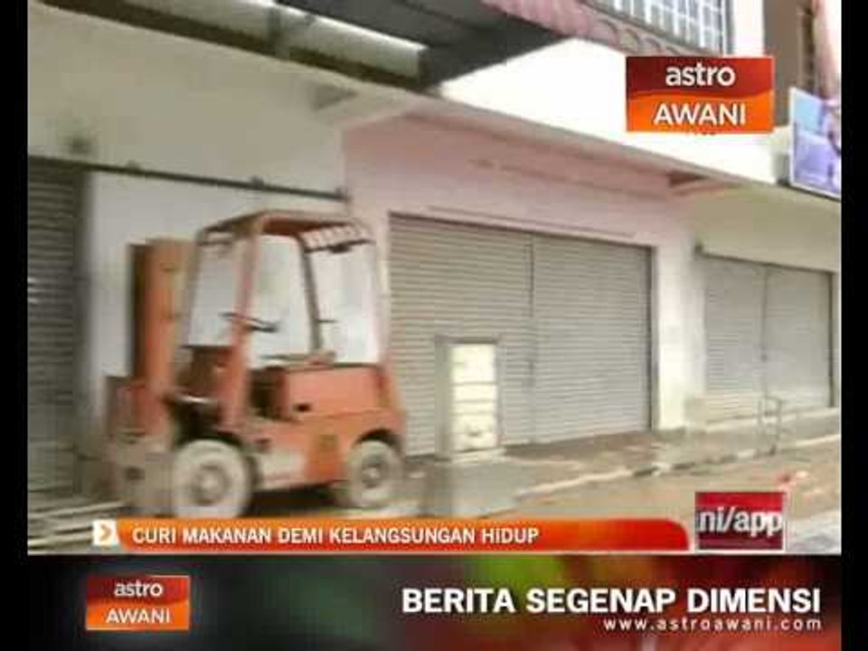 Curi makanan demi kelangsungan hidup