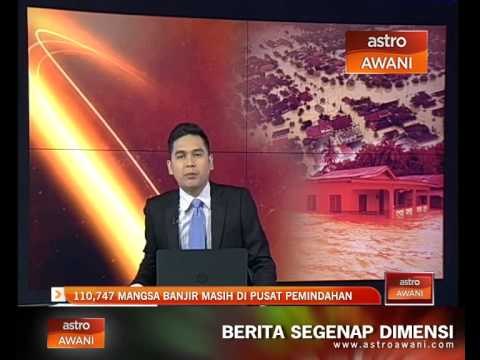 110,747 mangsa banjir masih di pusat pemindahan