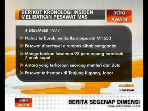 Kronologi insiden melibatkan pesawat MAS