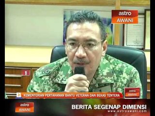 Download Video: Kementerian Pertahanan bantu veteran dan bekas tentera