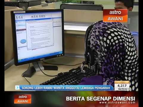 Sokong lebih ramai wanita anggotai lembaga pengarah