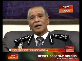Banjir: PDRM sedia kerah anggota tambahan