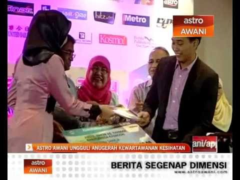 Astro AWANI ungguli Anugerah Kewartawanan Kesihatan