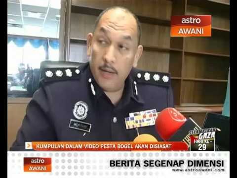 Kumpulan dalam video pesta bogel akan disiasat