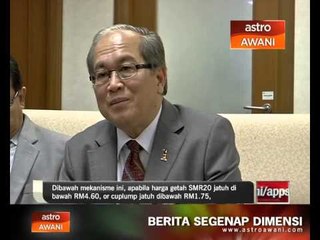 Pengeluaran getah capai 700 ribu tan