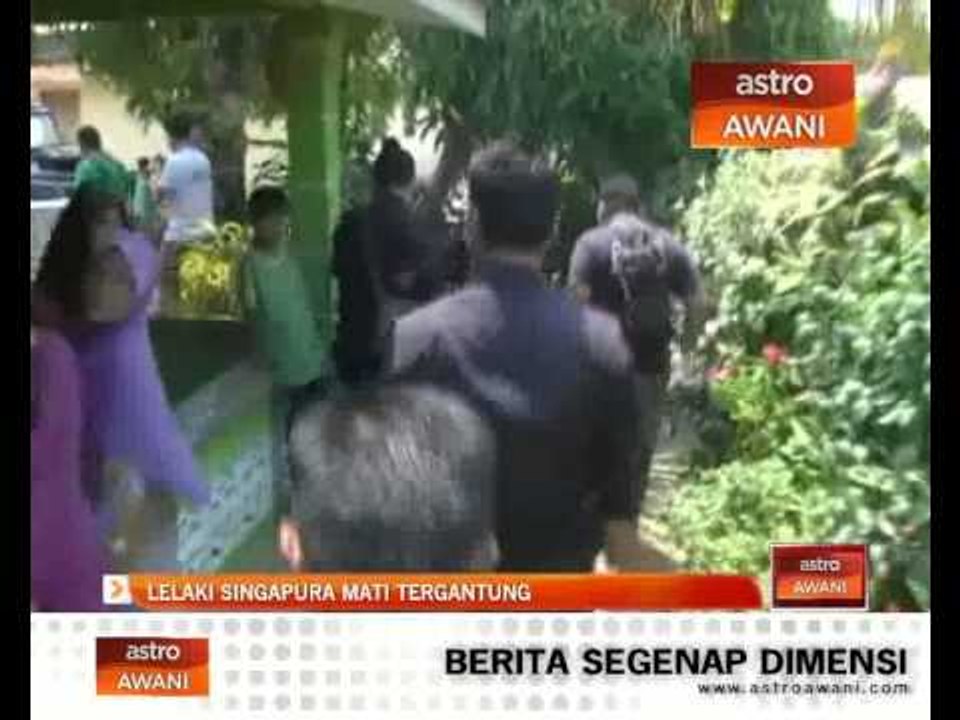 Lelaki Singapura mati tergantung