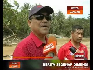 Banjir: Bina jambatan gantung