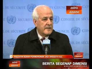 Palestin serah permohonan jadi anggota ICC