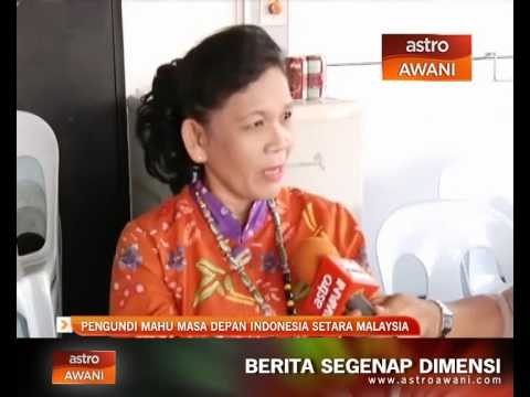 Pengundi mahu masa depan Indonesia setara Malaysia