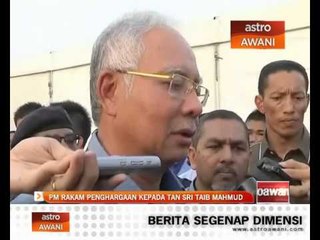 PM rakam penghargaan kepada Tan Sri Taib Mahmud