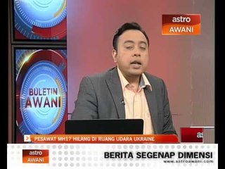 Pesawat MH17 ditemui terbakar di timur Ukraine