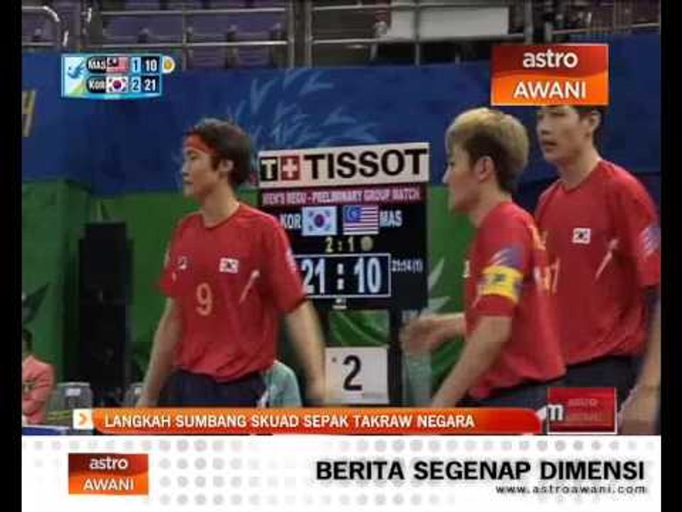 Langkah sumbang skuad sepak takraw negara