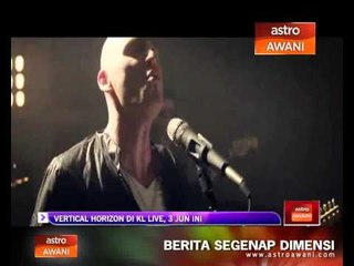 Vertical Horizon di KL Live, 3 Jun ini