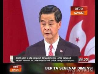 Protes Hong Kong diteruskan, CY tidak akan berganjak