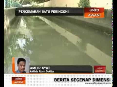 Pencemaran air di Sg Batu Feringgi - Reaksi aktivis alam sekitar