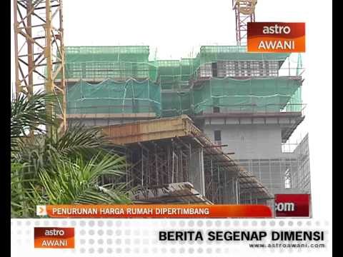 Penurunan harga rumah dipertimbang