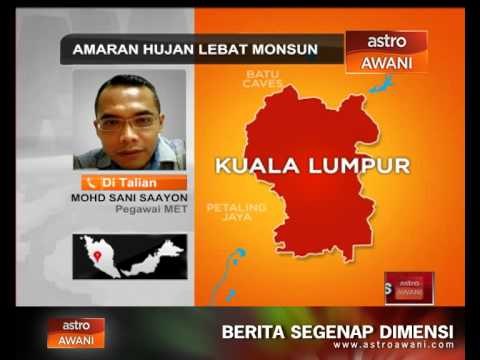 Amaran hujan lebat monsun - Pegawai MET