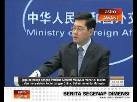 China desak Malaysia pertingkat misi cari MH370