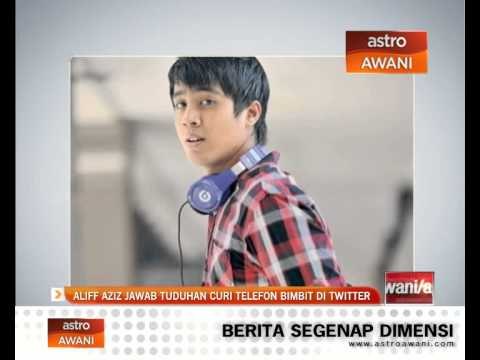 Aliff Aziz jawab tuduhan curi telefon bimbit di Twitter
