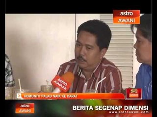 Komuniti Palau naik ke darat