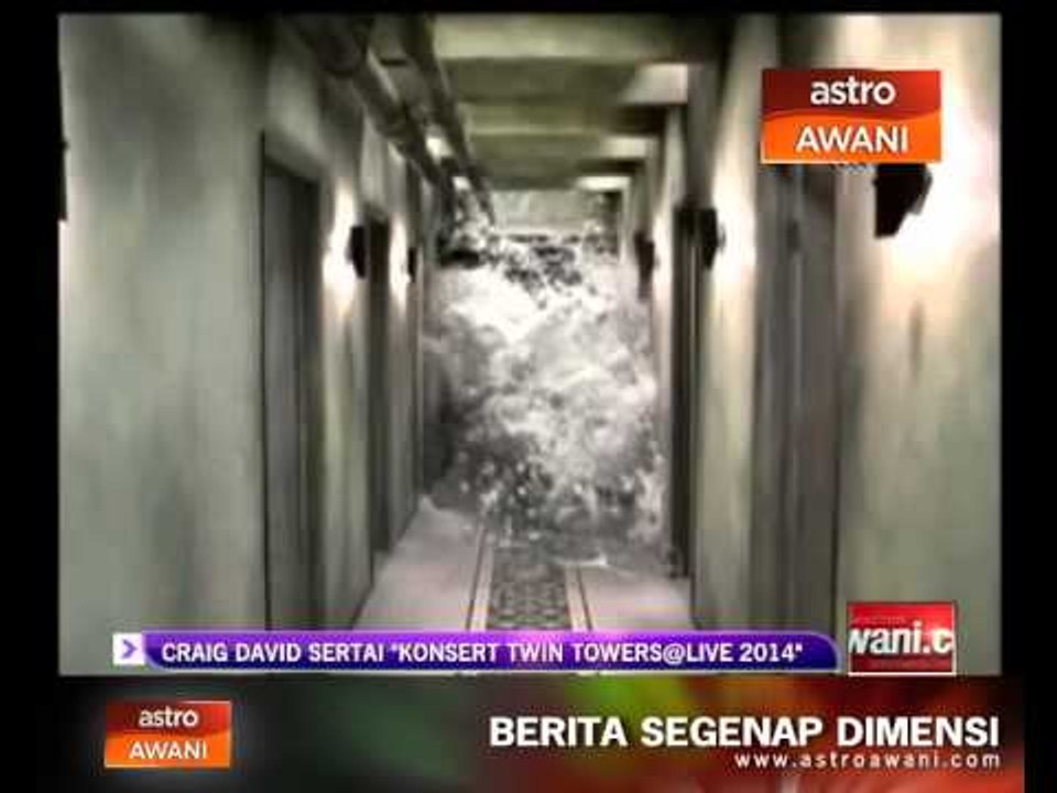 Craig David sertai 'Konsert Twin Towers@Live 2014'