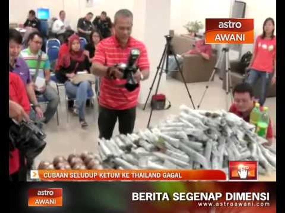 Cubaan seludup ketum ke Thailand gagal