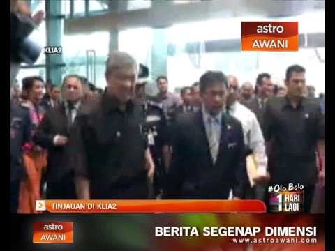 Tinjauan Datuk Seri Dr Ahmad Zahid Hamidi di KLIA2