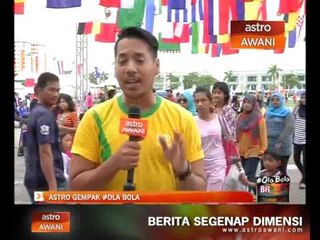 Hari ke-2 Astro Gempak #OlaBola di Johor Bahru, 6 petang