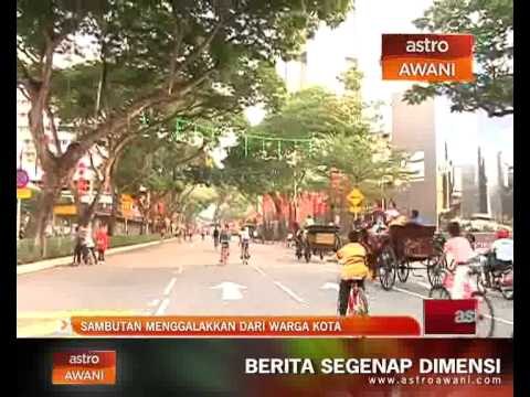 Sambutan menggalakkan dari warga kota