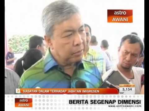 Siasatan dalaman terhadap jabatan imigresen