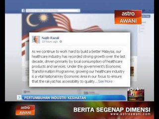 Pertumbuhan industri kesihatan
