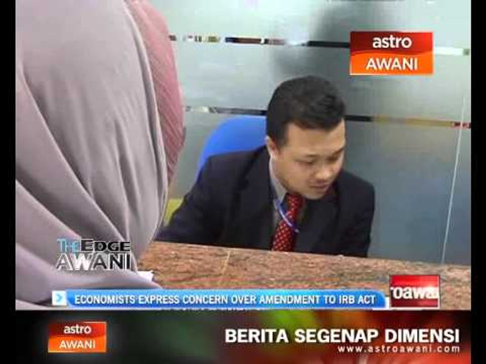 Economists express concern over amendment to IRB Act