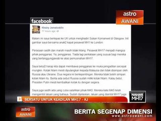 Bersatu untuk keadilan MH17 - KJ