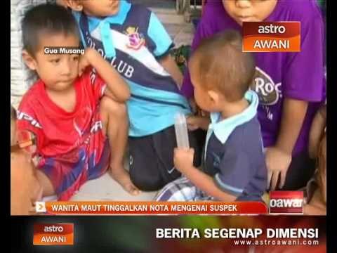 Wanita maut tinggalkan nota mengenai suspek