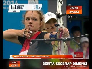 Malaysia raih 1 lagi pingat perak melalui acara memanah