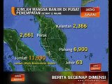 Jumlah mangsa di pusat penempatan (setakat 12:00 malam)