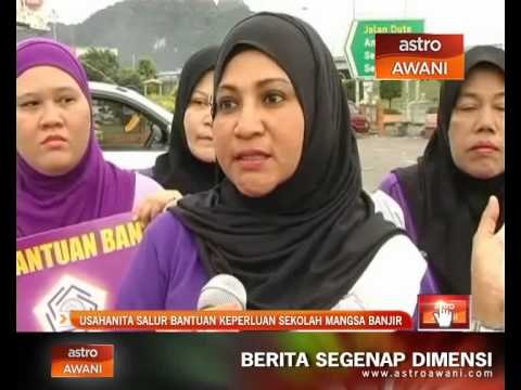 Usahanita salur bantuan keperluan sekolah mangsa banjir