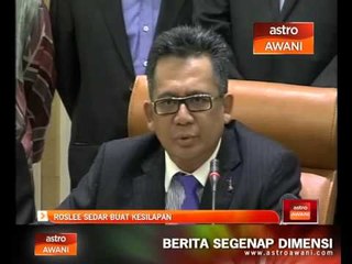 ADUN Bukit Besi, Roslee sedar buat kesilapan