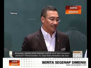 Tiada tanda penglibatan kumpulan pemisah