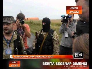 Pemberontak cuba musnahkan bukti