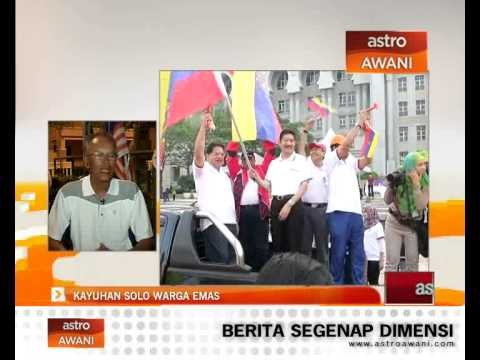 Kayuhan solo warga emas