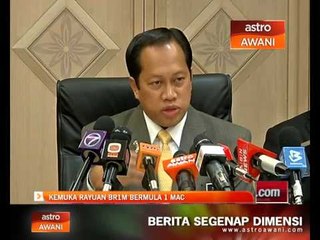 Kemuka rayuan BR1M bermula 1 Mac