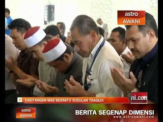 Kakitangan MAS bersatu susulan tragedi