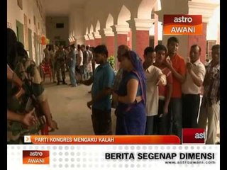 Parti kongres mengaku kalah